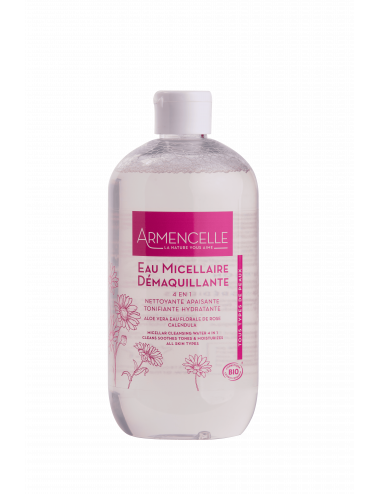 Eau micellaire Démaquillante bio 500ml - Armencelle