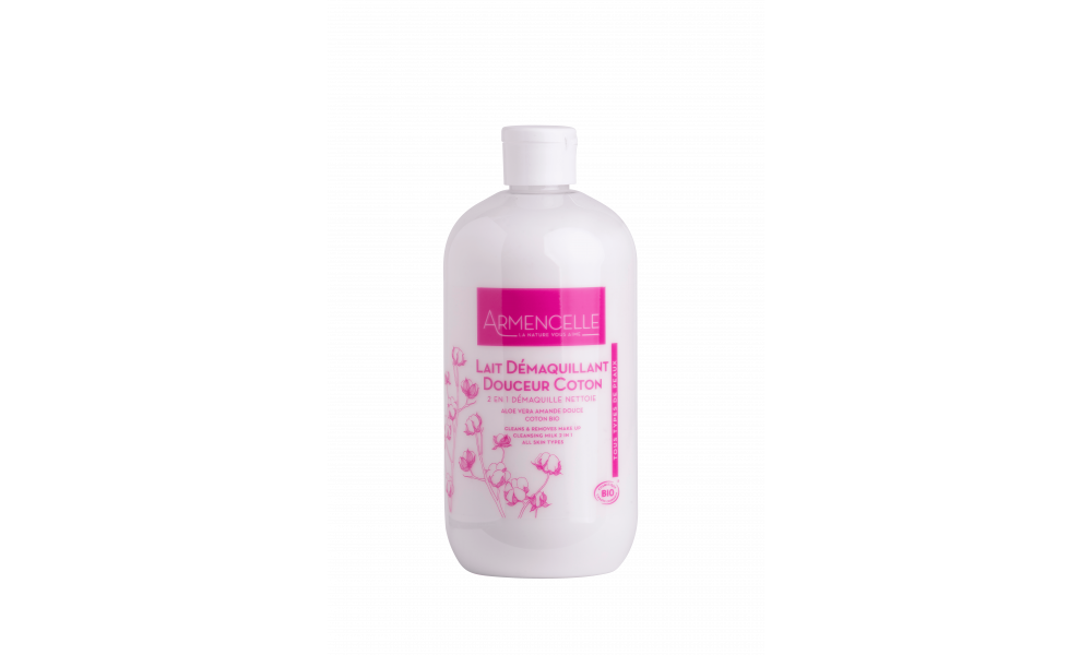 Lait démaquillant bio 500ml - Armencelle